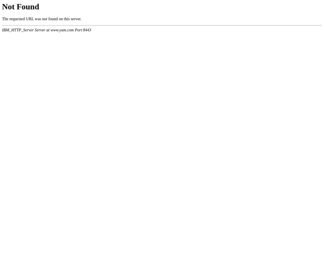 Screenshot of the Taco Bell Nutrition Facts website