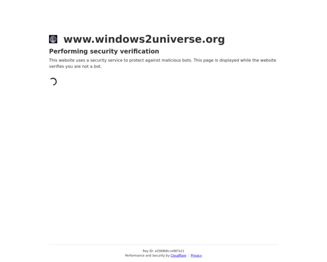 Screenshot of the Windows to the Universe website