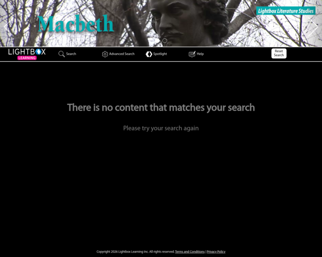 Screenshot of the Lightbox K-12 website