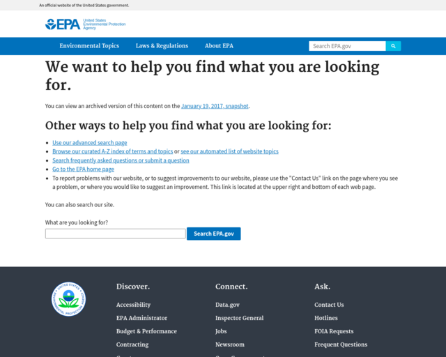 Screenshot of the A Student's Guide to Global Climate Change website