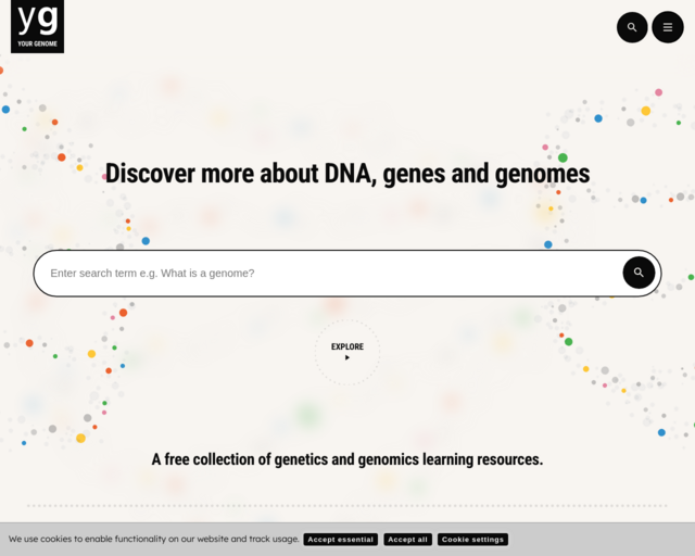 Screenshot of the What is genetic engineering? website