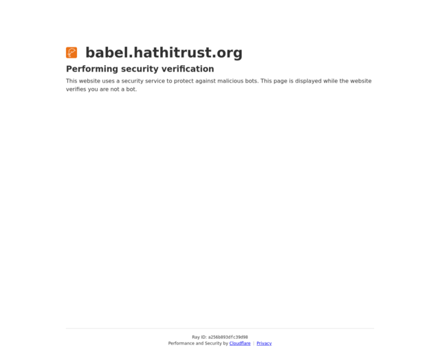 Screenshot of the Cornell University:  Making of America website