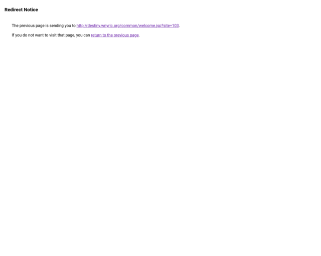 Screenshot of the OPAC website