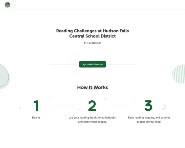 Screenshot of the Beanstack website