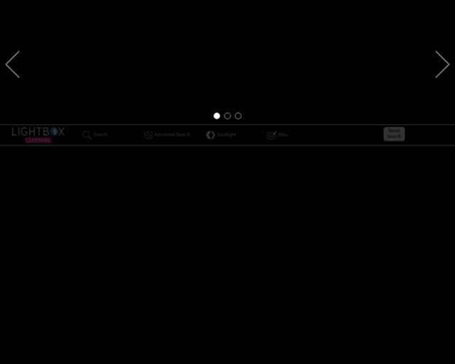 Screenshot of the Lightbox Learning website
