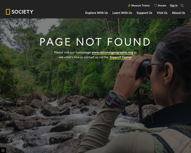 Screenshot of the National Geographic: Why Voting is Important website