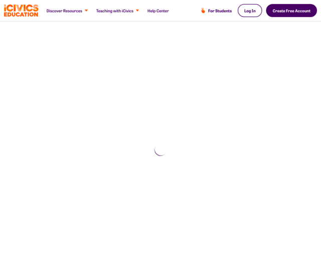 Screenshot of the iCivics - Pasty Mink: Changing the Rules website