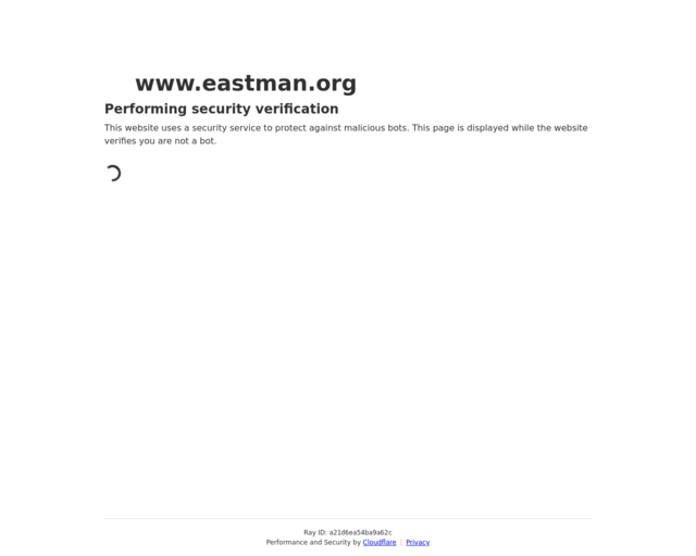 Screenshot of the Eastman Museum website