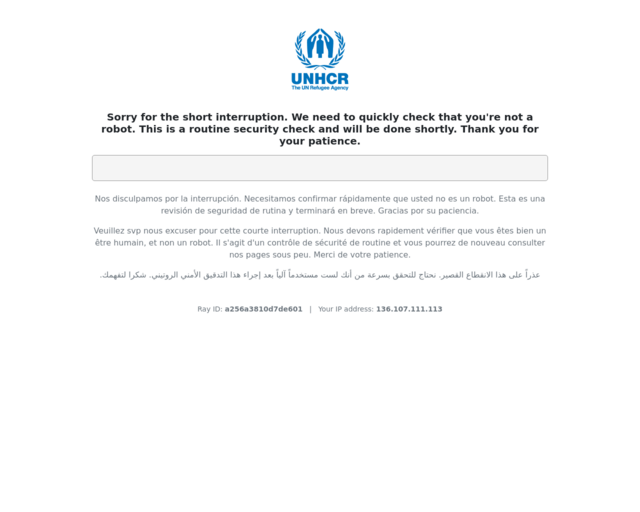 Screenshot of the The Things They Left Behind: Refugee Stories website