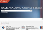 Gale Academic OneFile with Subject Collections